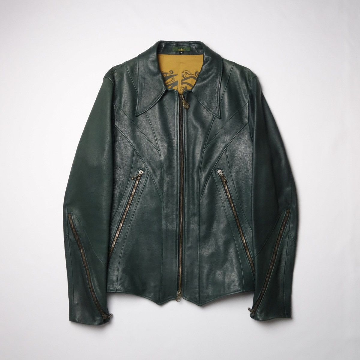 Obelisk 2000’s “Obelisk” Cow Leather Jacket Size US S / EU 44-46 / 1 - 4 Thumbnail