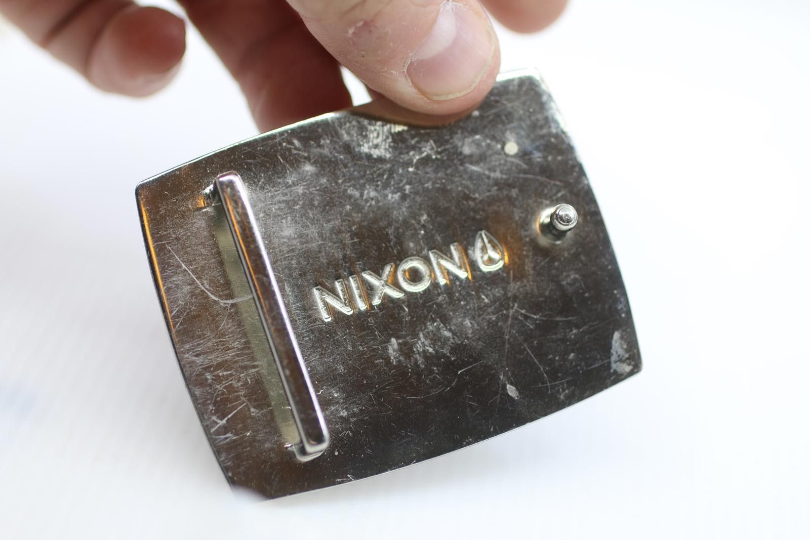 Nixon Nixon Metal Belt Buckle – Chrome Finish Streetwear Accessory Size ONE SIZE - 4 Thumbnail