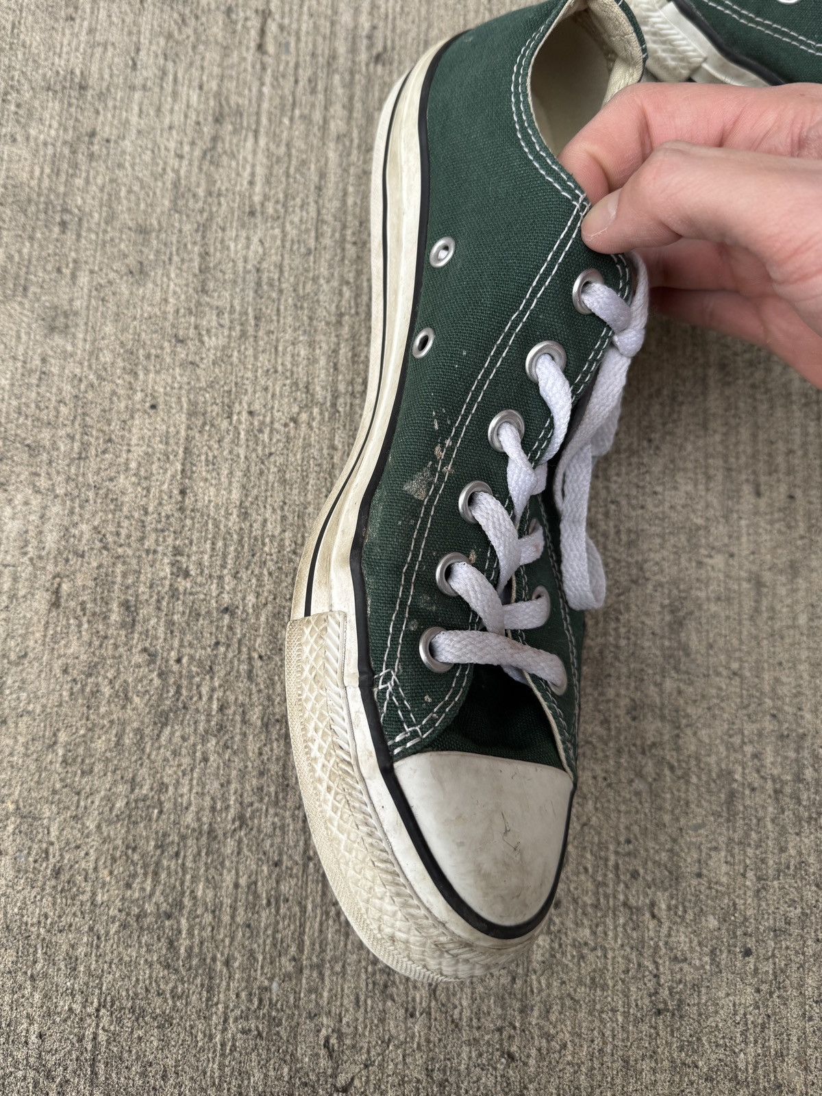 Converse FOREST GREEN CONVERSE ALL STAR CHUCK TAYLOR SNEAKERS Size US 6.5 / EU 39-40 - 6 Thumbnail