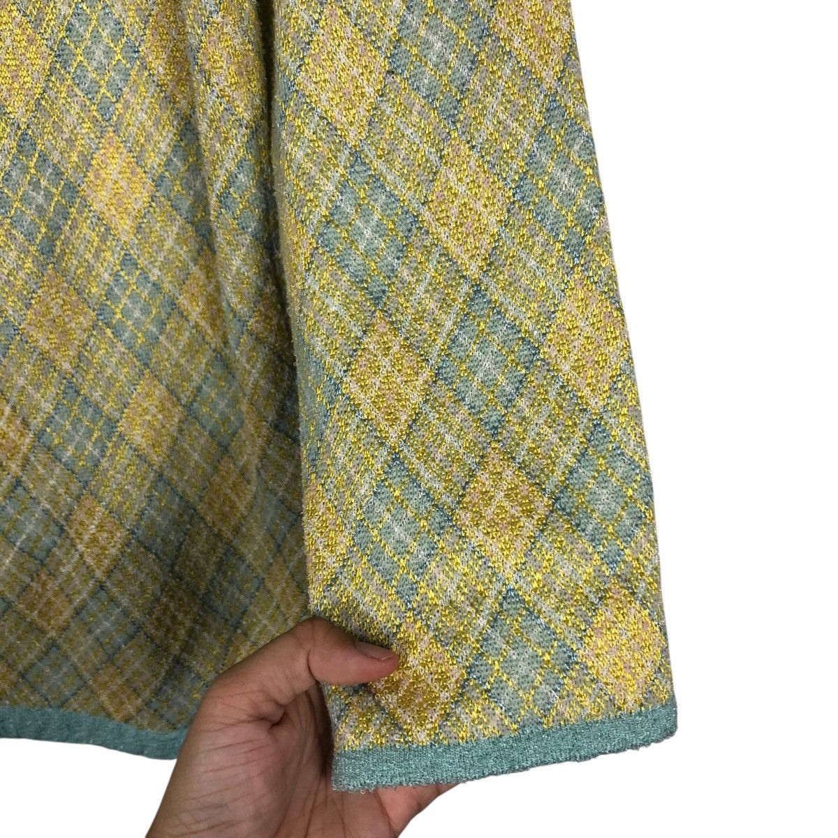 Japanese Brand 📌Vintage Tweed Jacket Design Courreges Paris Issey Miyake Size M / US 6-8 / IT 42-44 - 16 Thumbnail