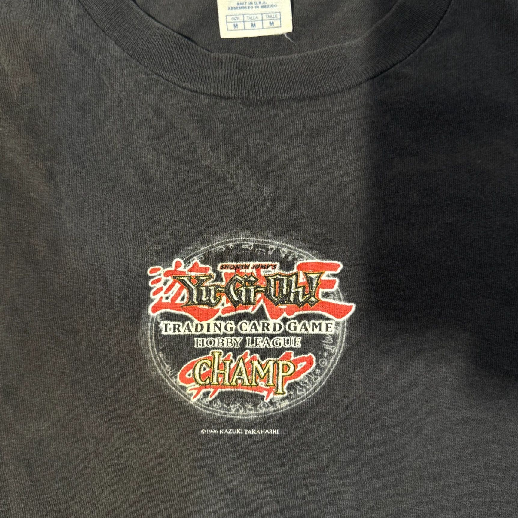 Delta YuGiOh Tshirt Men M 2004 Hobby League Champ Gadget Trio Trading Card Game Size US M / EU 48-50 / 2 - 4 Thumbnail