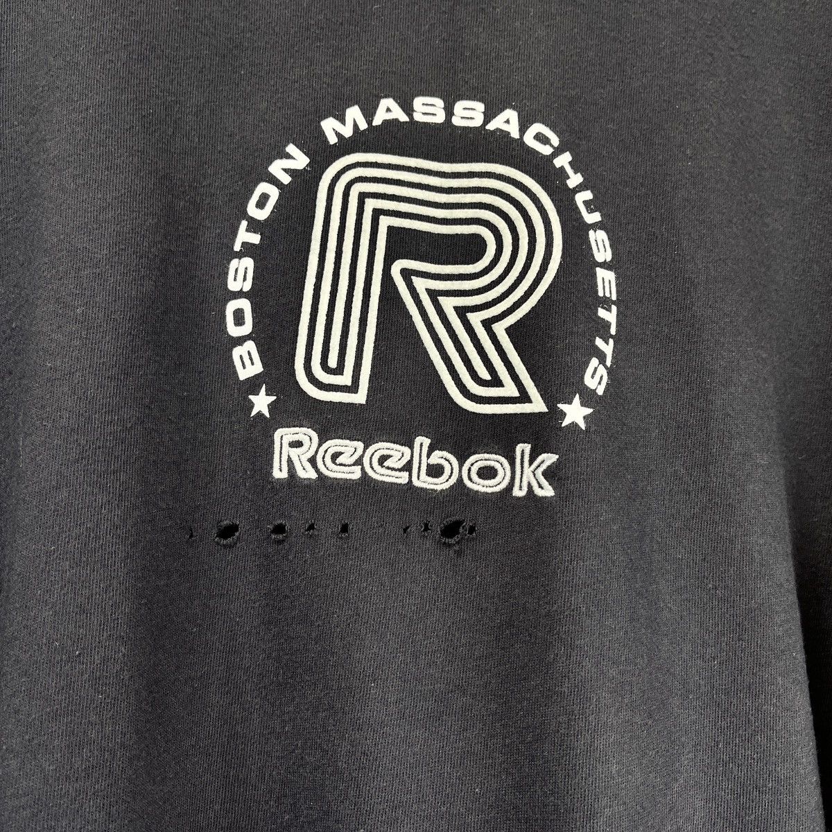 Reebok Vintage Longsleeve Reebok Boston Massachusetts 90s Haft Big Size US L / EU 52-54 / 3 - 4 Thumbnail