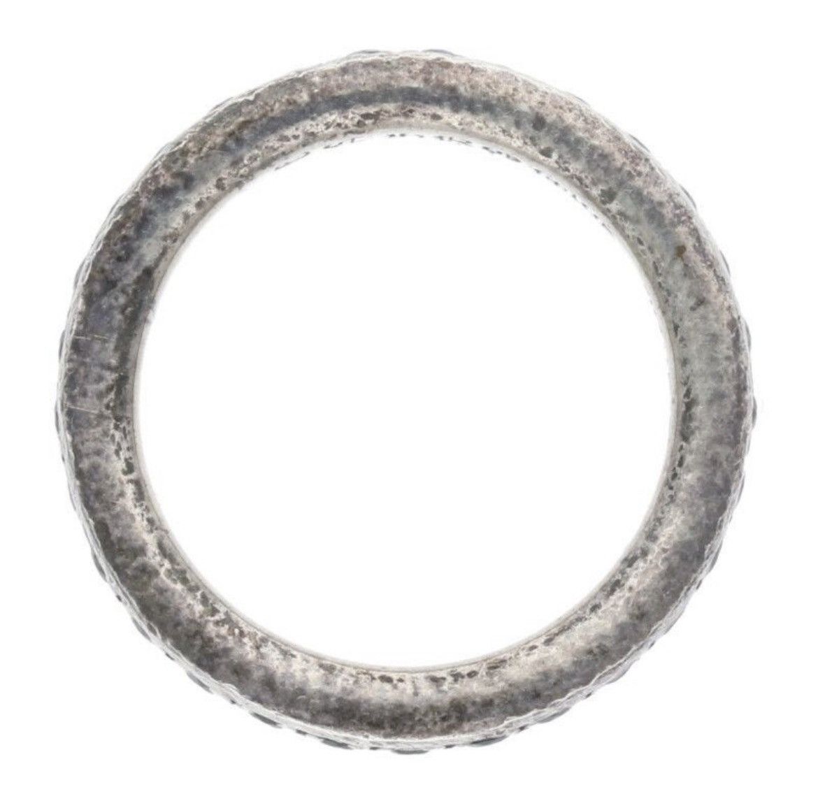 Chrome Hearts Chrome Hearts PAVE Sapphire Silver Ring Size ONE SIZE - 5 Thumbnail