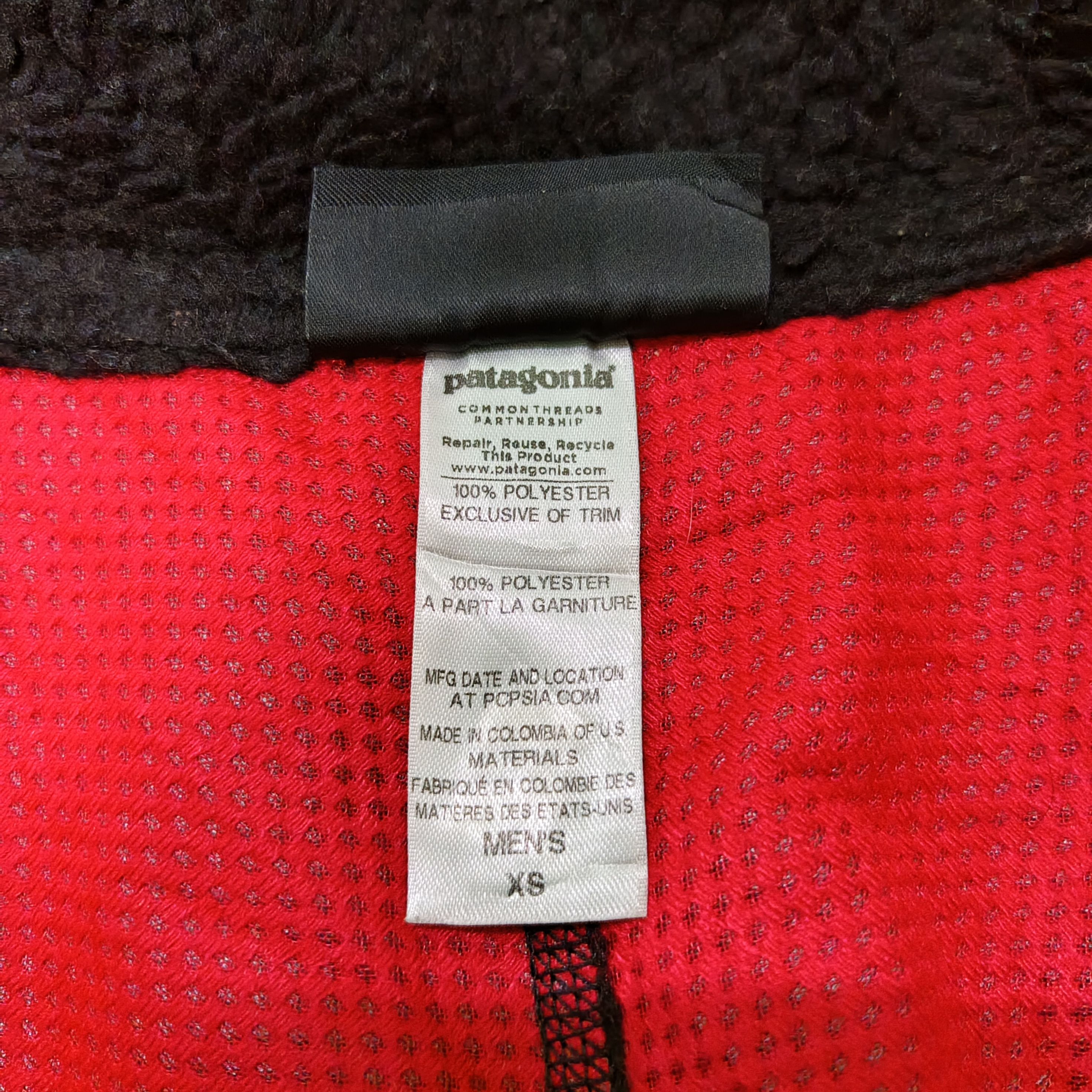 Patagonia Fleece Deep Pile Retro X Vest Jacket