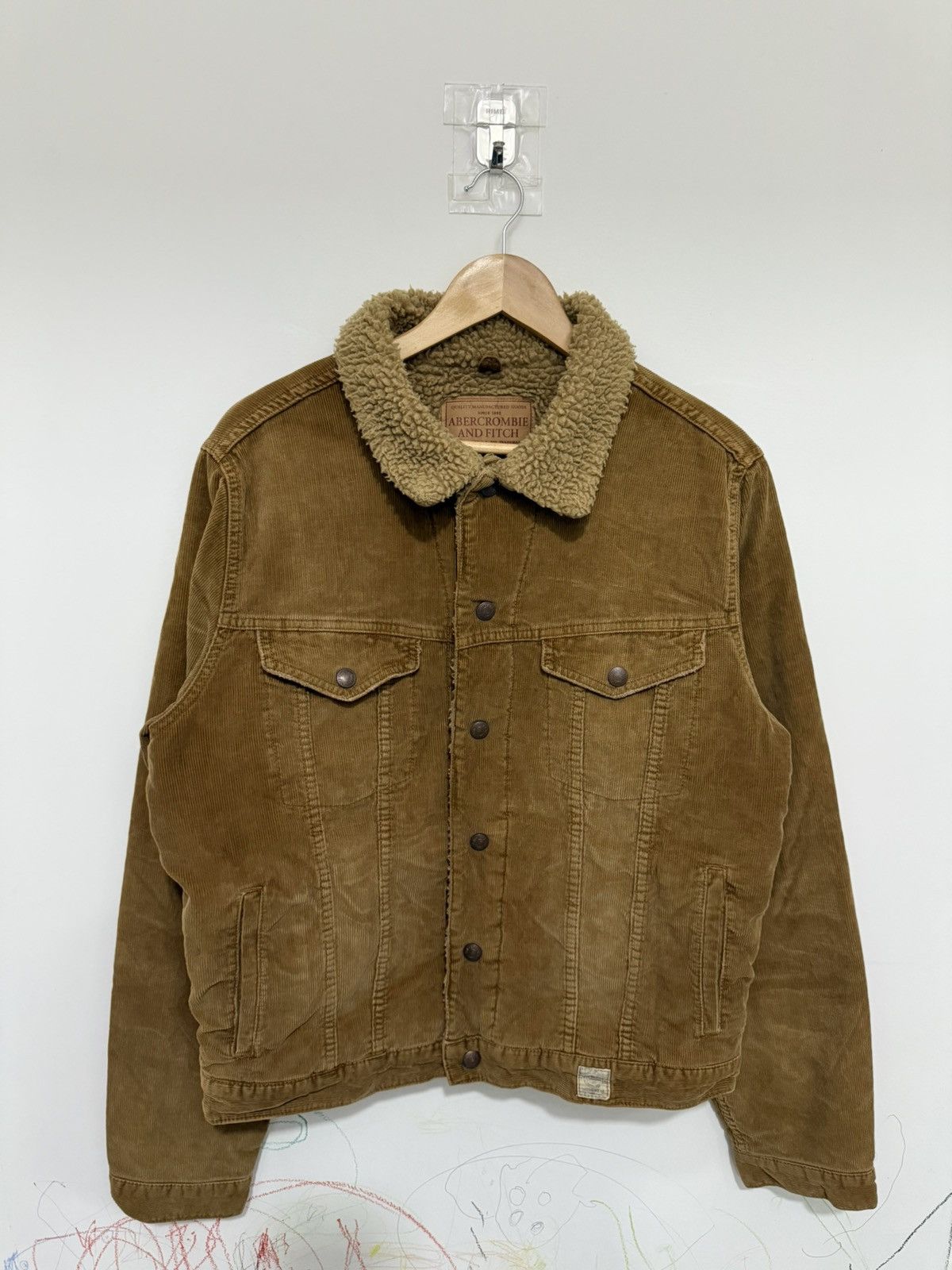 Abercrombie & Fitch Vintage Abercrombie & Fitch Workwear Corduroy Brown Jacket Size US XL / EU 56 / 4 - 1 Thumbnail