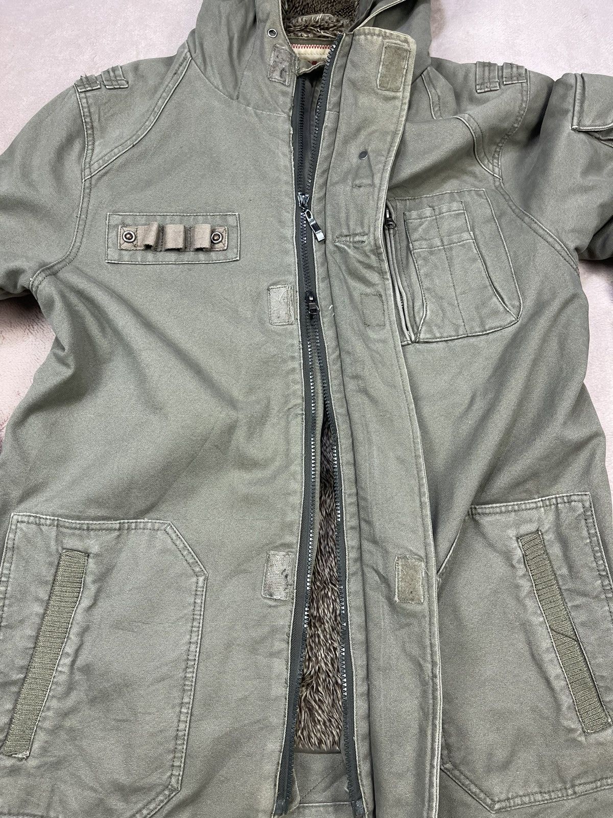 Vintage Vintage KAMA CLASSIC JEANS Military Style Parka Jacket Size US XL / EU 56 / 4 - 5 Thumbnail