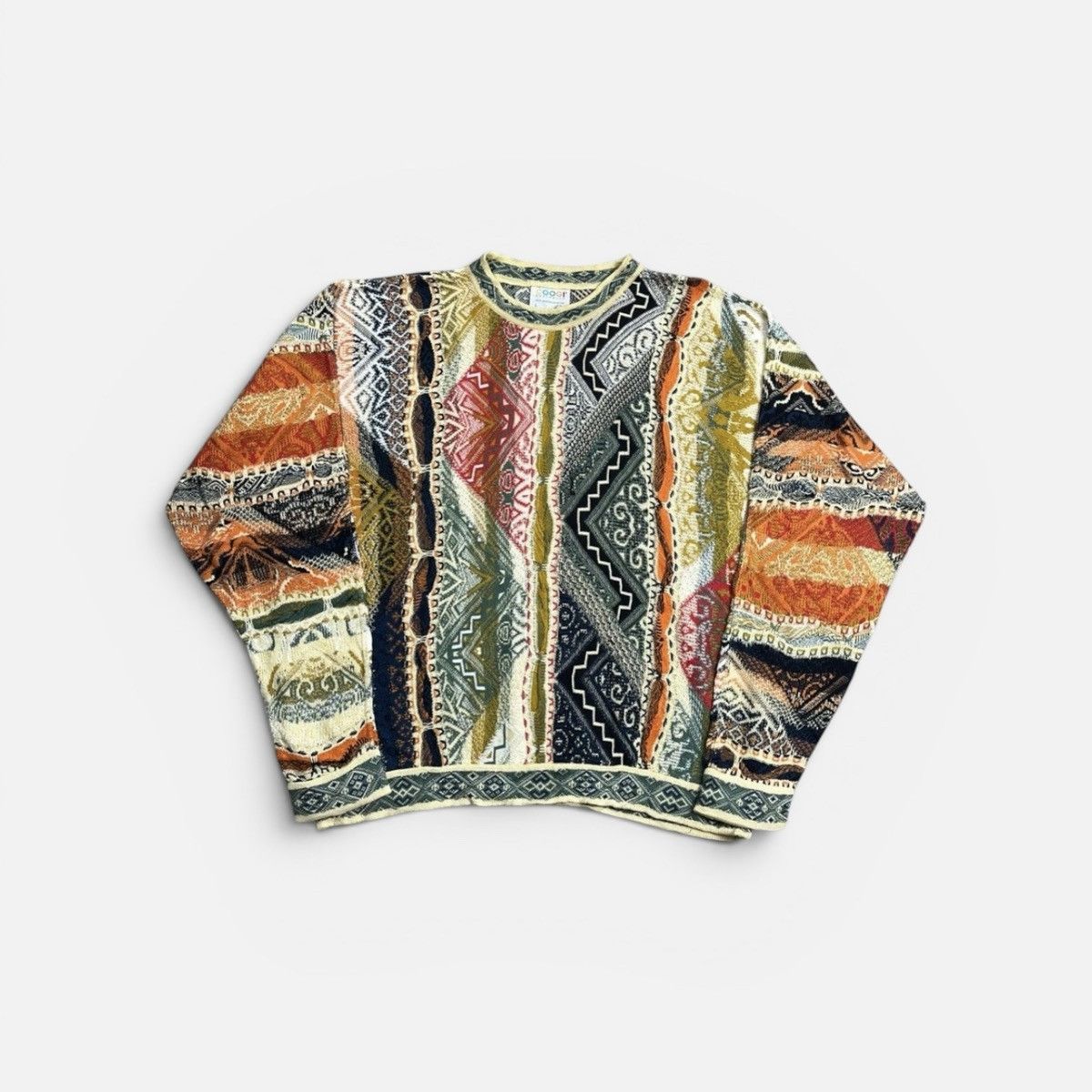Coogi COOGI vintage 3d cable knit Size US L / EU 52-54 / 3 - 1 Thumbnail