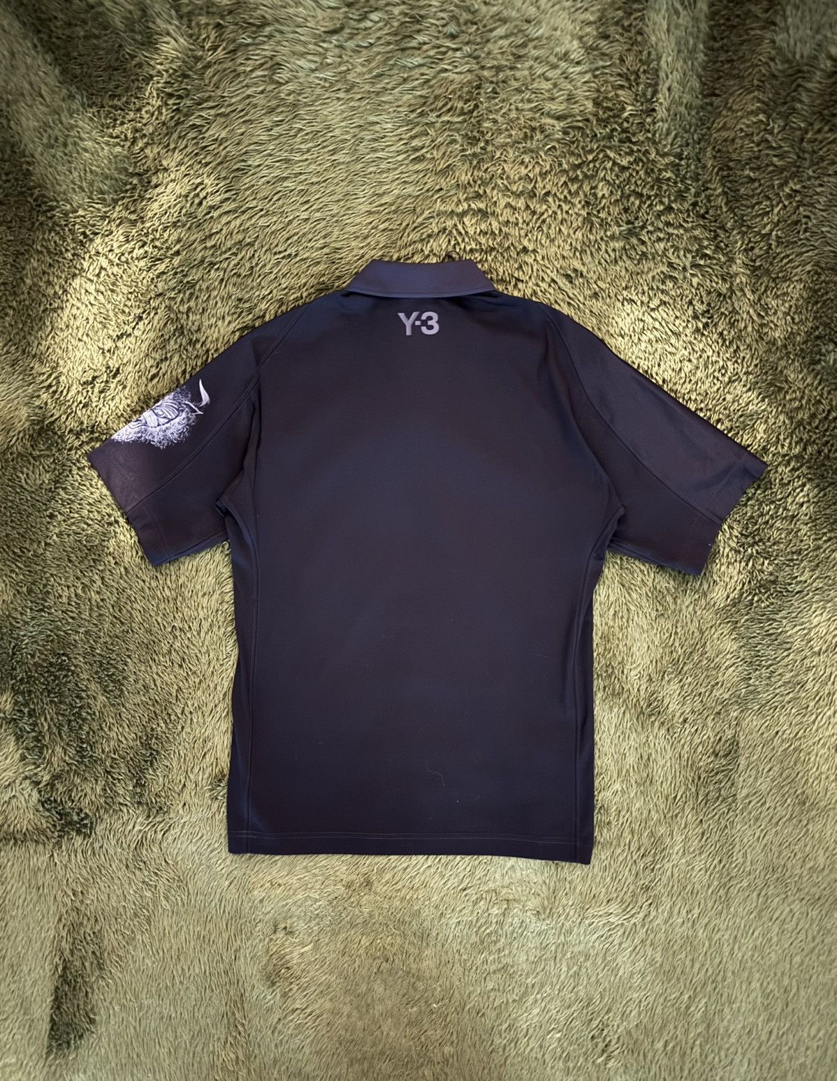 Y-3 Y-3 Yohji Yamamoto All Blacks Tribute Polo T-Shirt Black Size US XXS / EU 40 - 7 Thumbnail