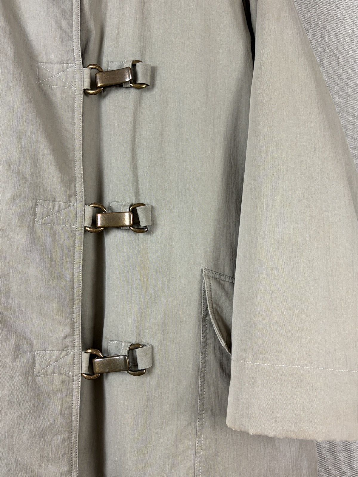 Giorgio Armani Giorgio Armani Fireman Coat Vintage 1980s 1990s metal straps Size US M / EU 48-50 / 2 - 5 Thumbnail