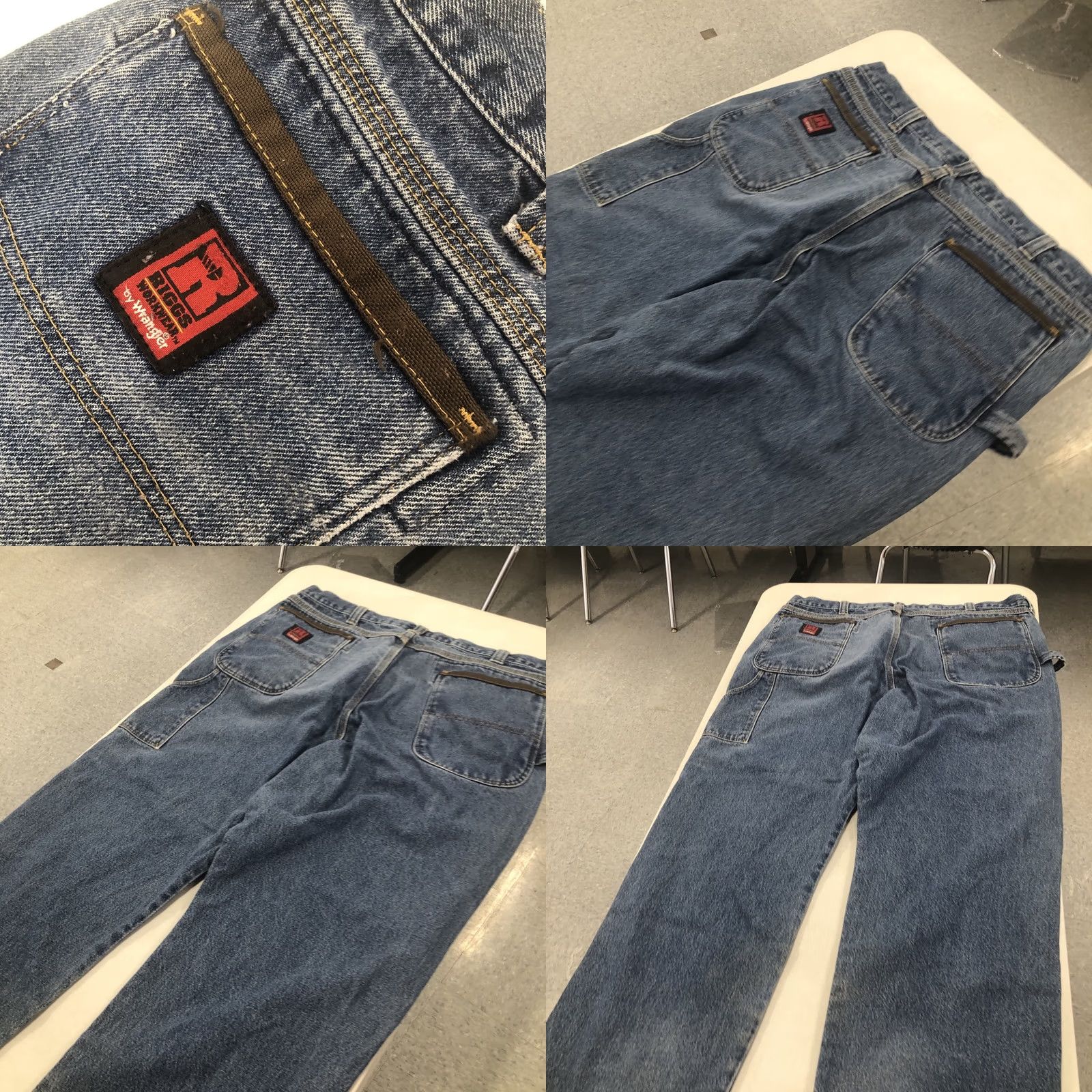 Wrangler Wrangler Men's Riggs Workwear Carpenter Utility Jeans Denim Blue 40x31 Relaxed Straight 5-Pocket Mens Jeans Size US 40 / EU 56 - 9 Thumbnail