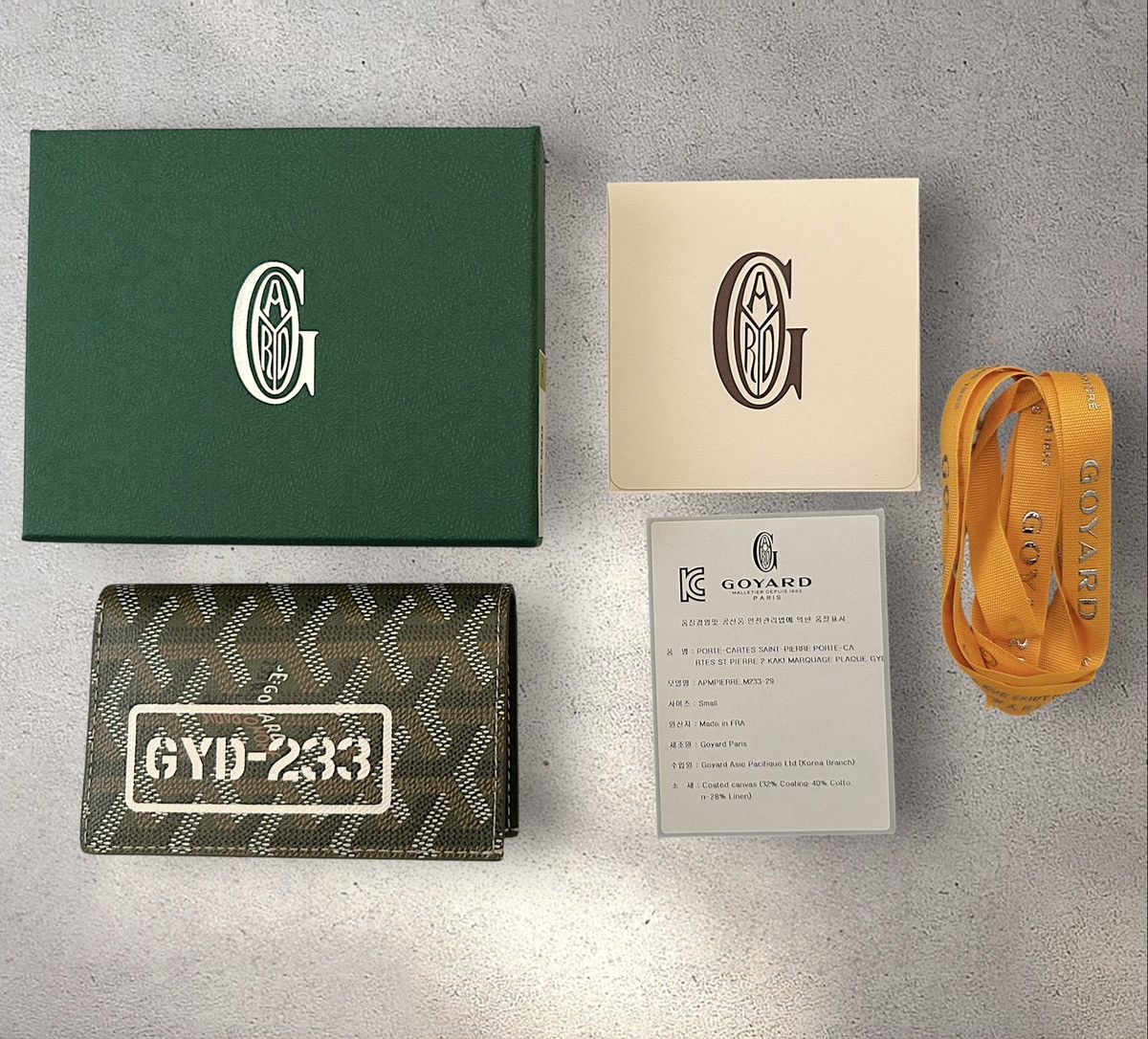 Goyard Goyard Limited Edition GYD-233 Card Wallet Size ONE SIZE - 11 Thumbnail