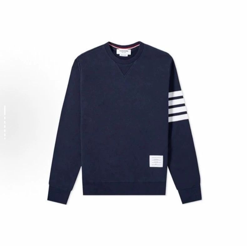 Thom Browne Thom Browne size5 Classic four stripe round neck hoodie Size US XXL / EU 58 / 5 - 1 Thumbnail