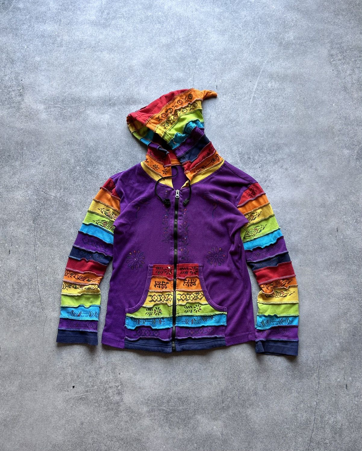 Japanese Brand × Vintage Vintage Nepal Zip-hoodies y2k Japanese Brand Size US M / EU 48-50 / 2 - 1 Thumbnail