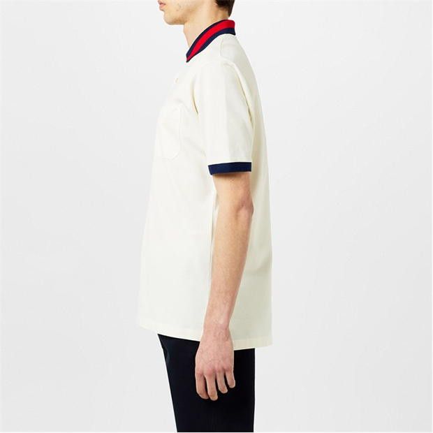 Gucci Web Collar Polo Shirt Size US L / EU 52-54 / 3 - 3 Thumbnail