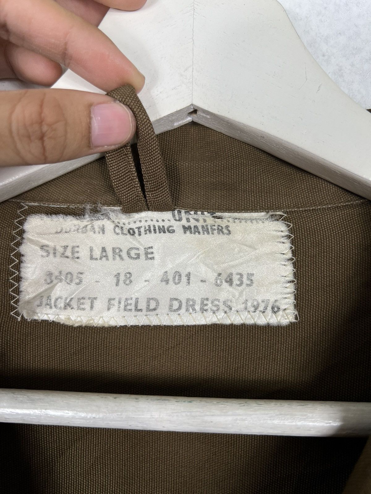 Vintage 🔥 VINTAGE 1976 DURBAN MANFRS FIELD MILITARY JACKET Size US L / EU 52-54 / 3 - 12 Thumbnail