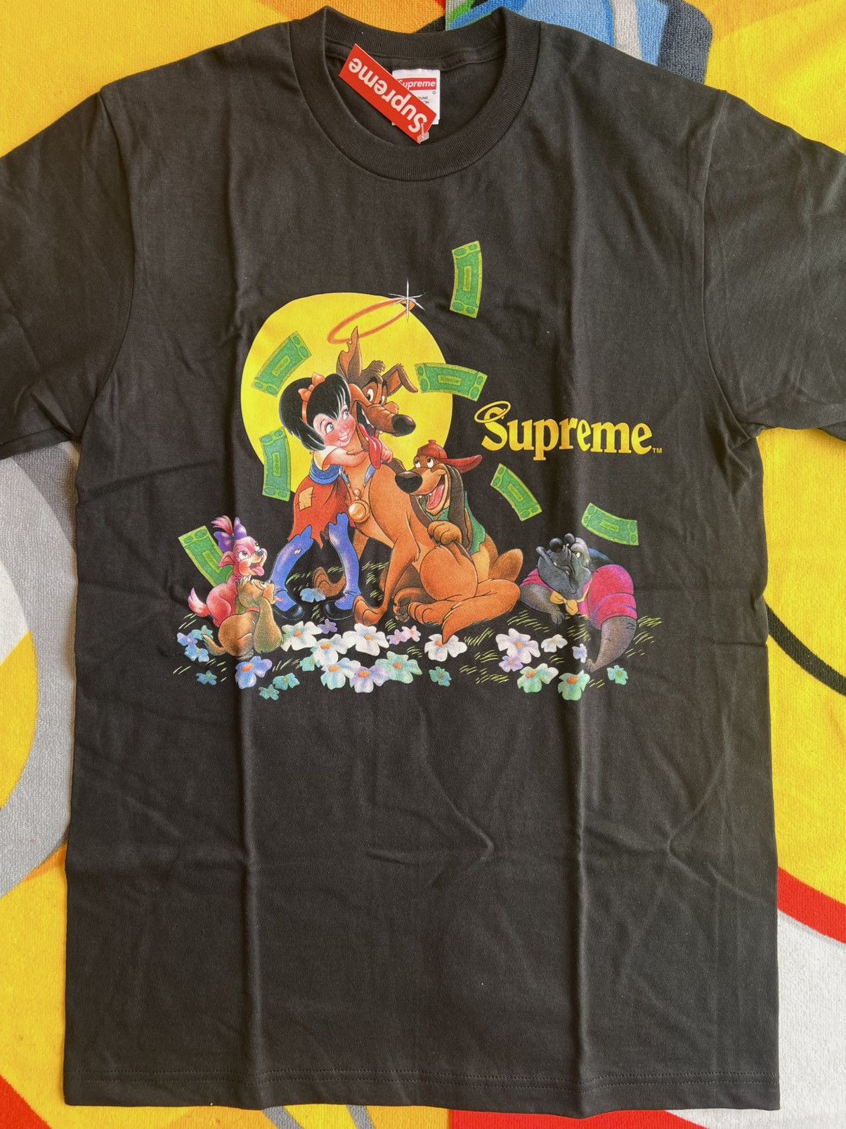 Supreme Supreme All Dogs Go To Heaven Tee Navy Size M | Grailed