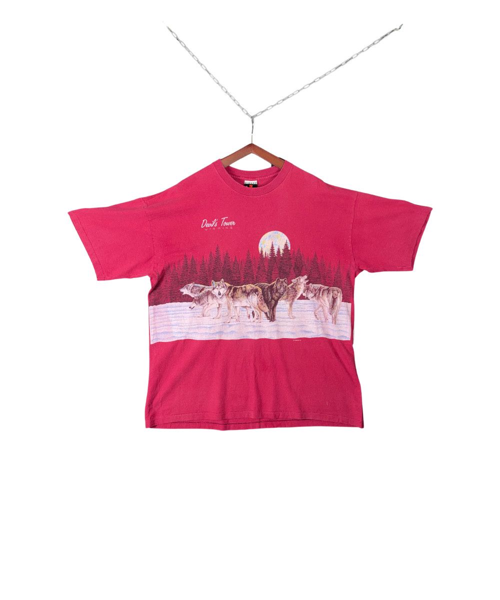 Signal Sport 1991 Signal Sports Habitat Devil’s Tower Wolf Tee Size US XL / EU 56 / 4 - 2 Thumbnail