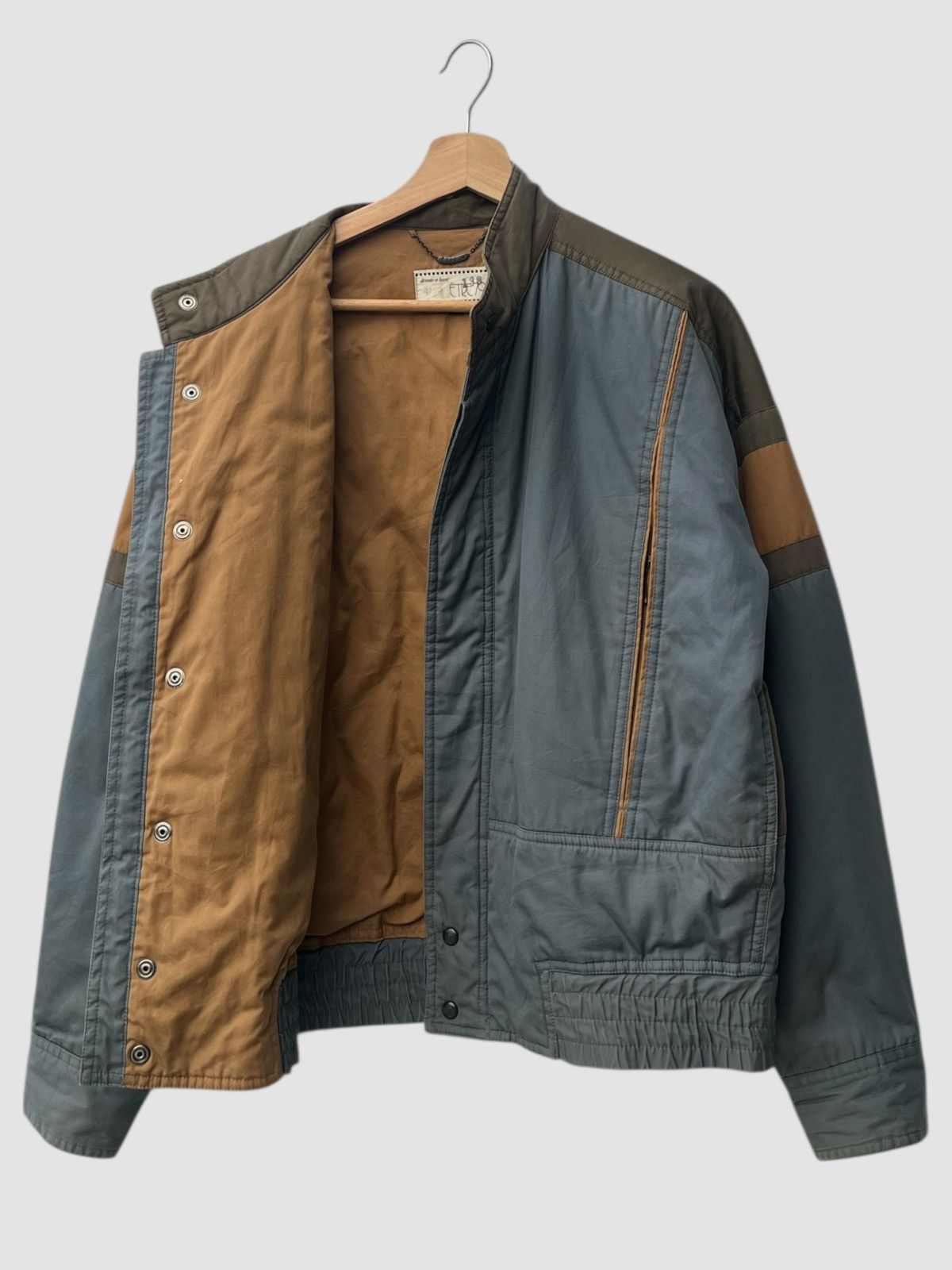Japanese Brand ÊTRE 79 Issey Miyake Style Bomber Jacket Size US M / EU 48-50 / 2 - 3 Thumbnail