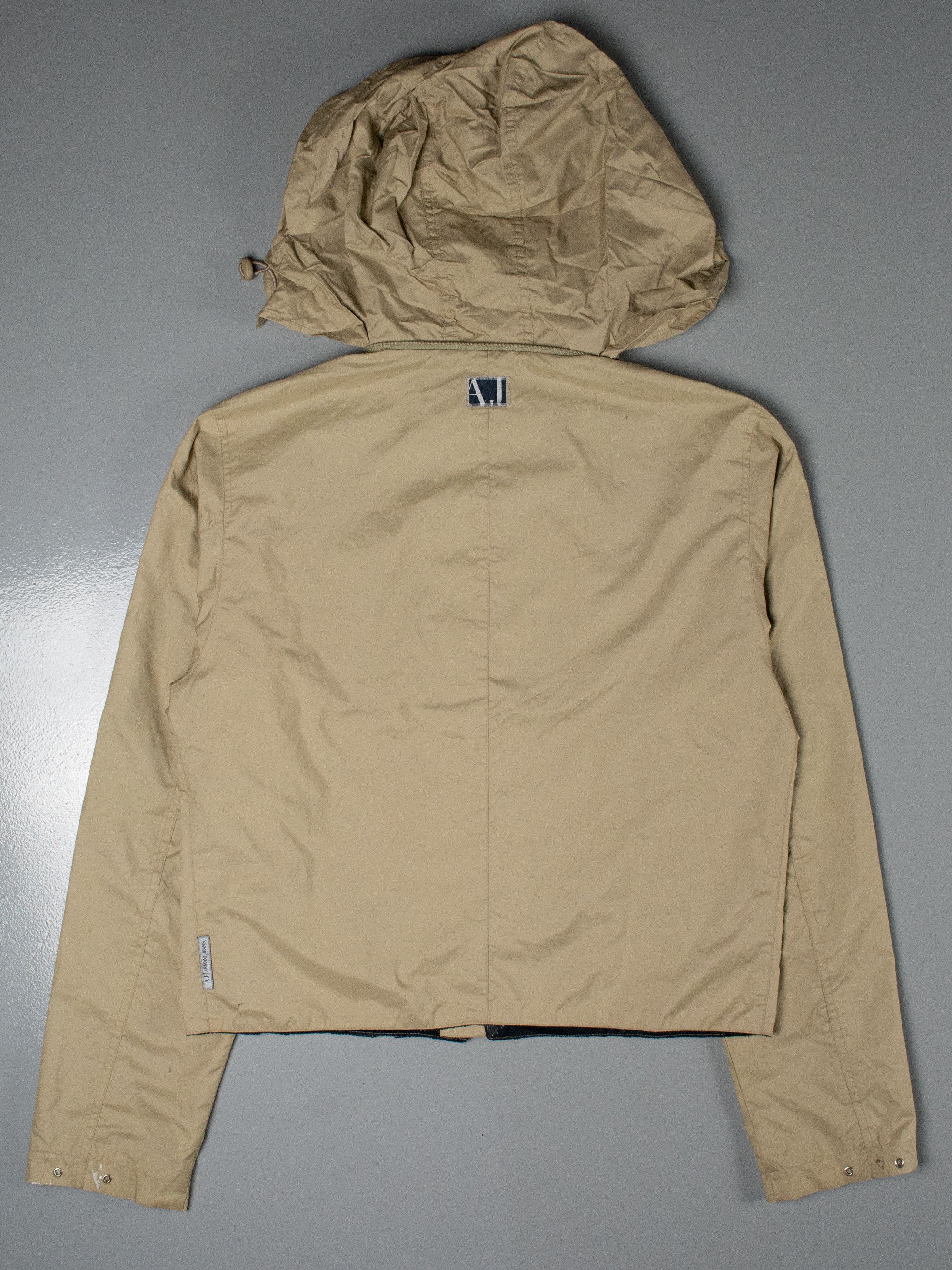 Armani Vintage Armani Jeans cropped windbreaker Size US M / EU 48-50 / 2 - 2 Thumbnail