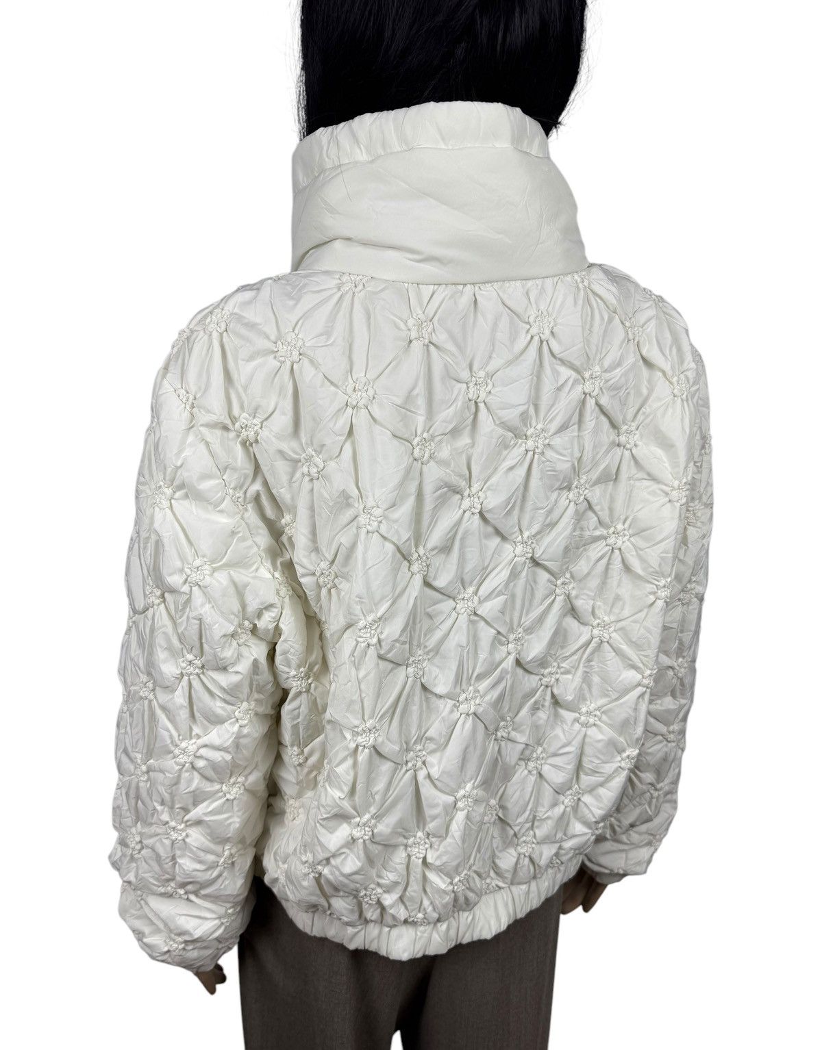 Other Marc Cain Quilted Jacket Decor Flowers Mock Neck size 3 Size M / US 6-8 / IT 42-44 - 7 Thumbnail