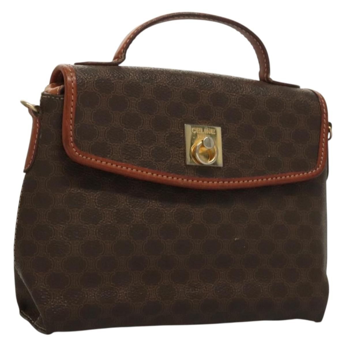 Celine Celine Triomphe vintage handbag Macadam canvas Size ONE SIZE - 1 Thumbnail