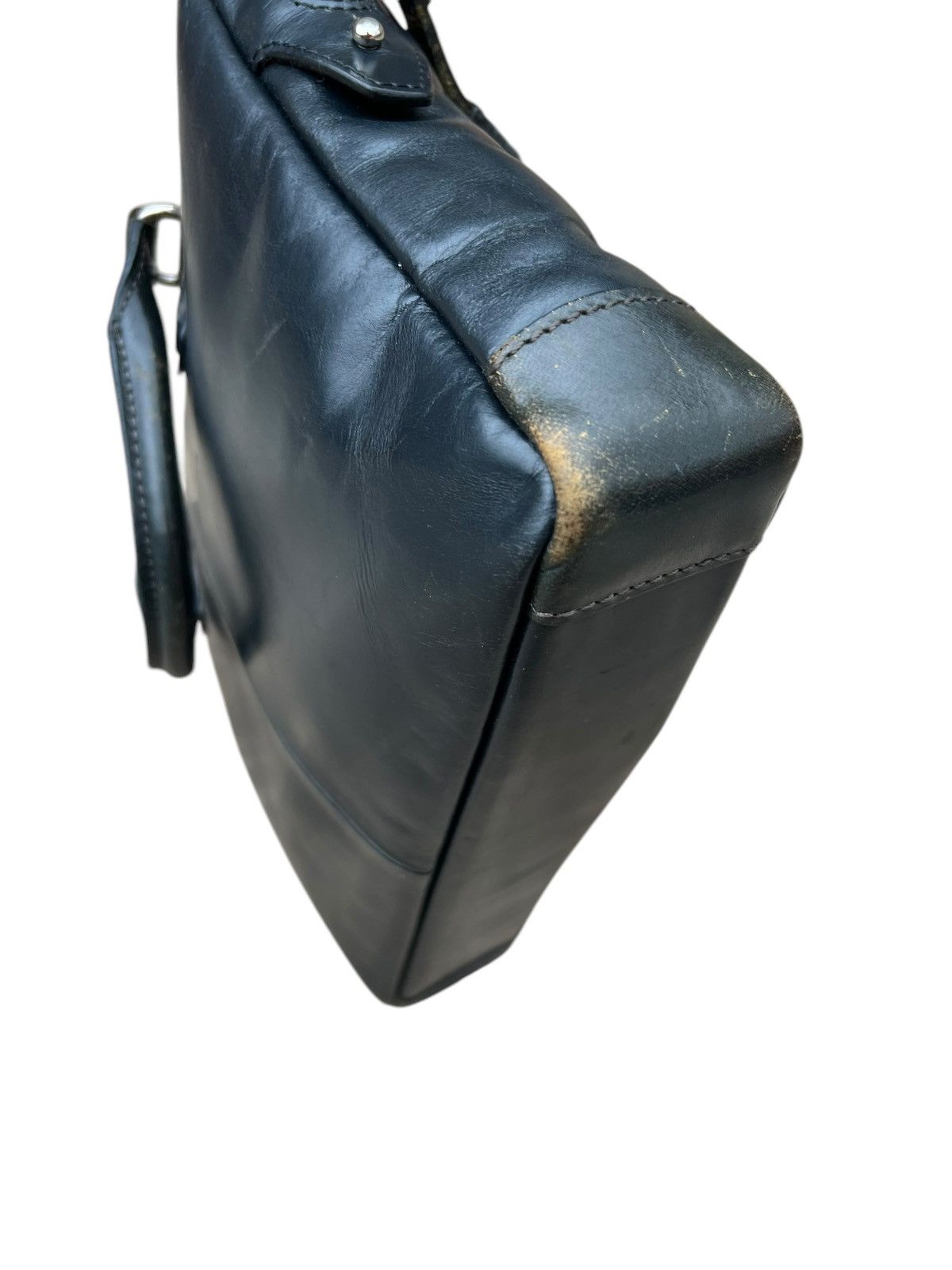 Kiefer neu Japan Distress Scratches Patina Leather Mini Bag