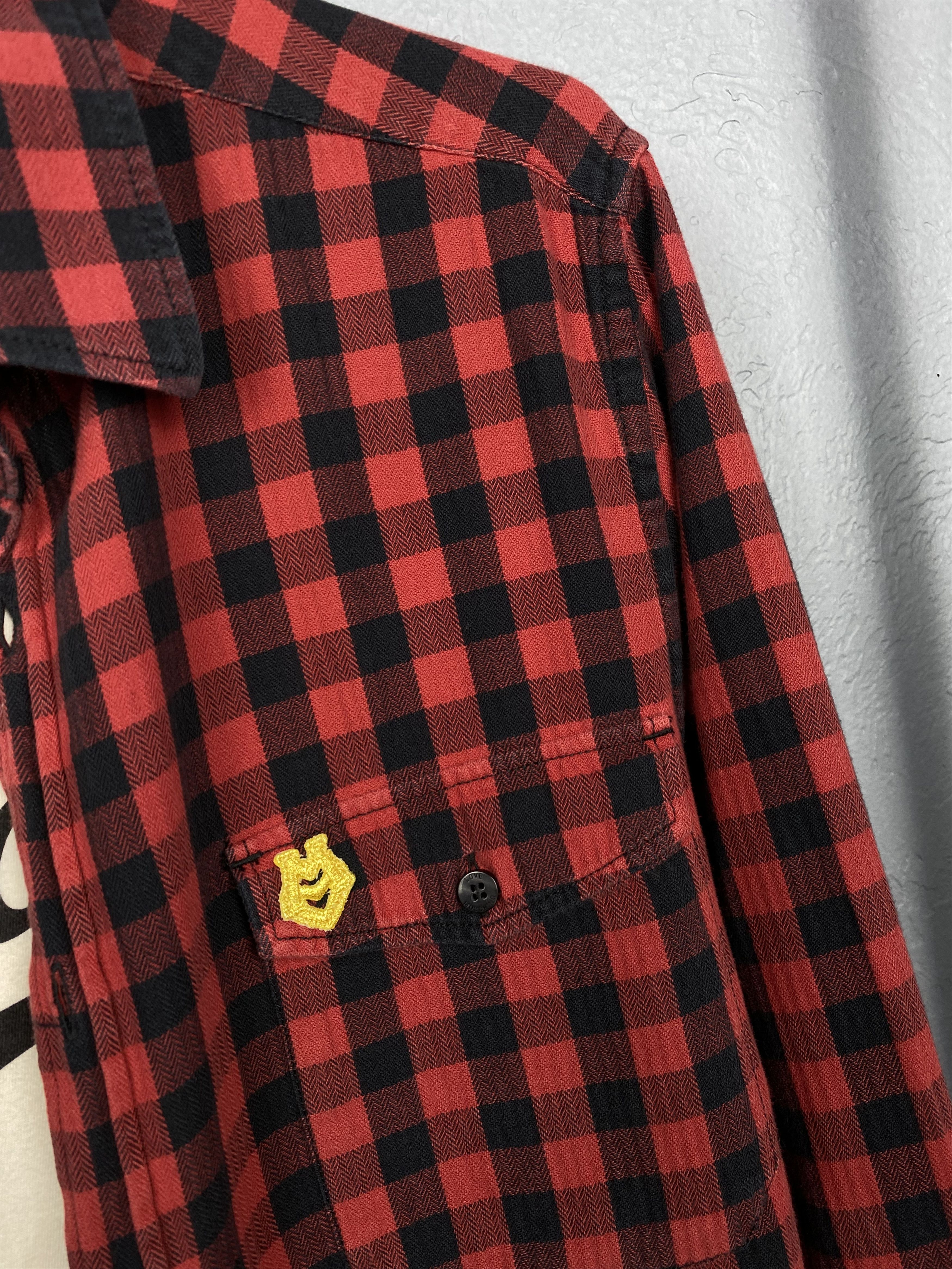 Flannel Love Moschino Vintage Mens Flannel Shirt Y2K Size US M / EU 48-50 / 2 - 3 Thumbnail