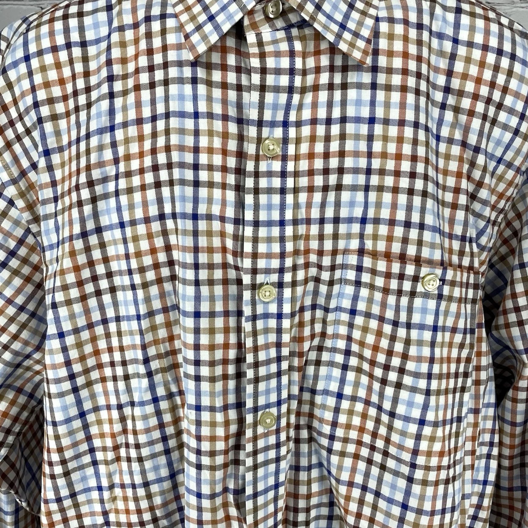 Orvis Orvis Multicolor Check Cotton Long Sleeve Button-Up Lightweight Shirt XL Men Size US XL / EU 56 / 4 - 5 Thumbnail