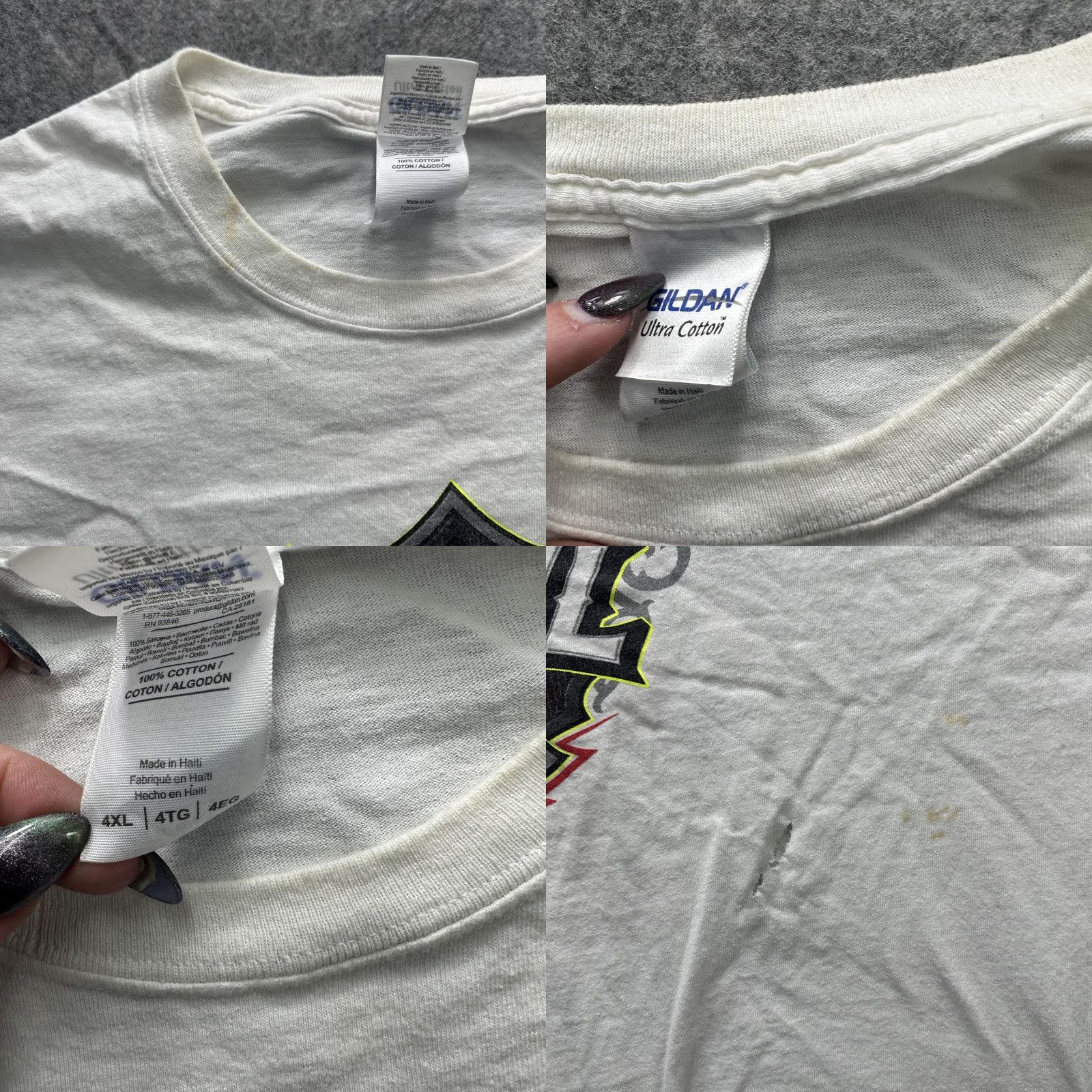 Gildan Terry McCarl Racing Shirt White 4XL Mens Knoxville 2015 Sprint Car Graphic Tee Size US XXL / EU 58 / 5 - 8 Thumbnail
