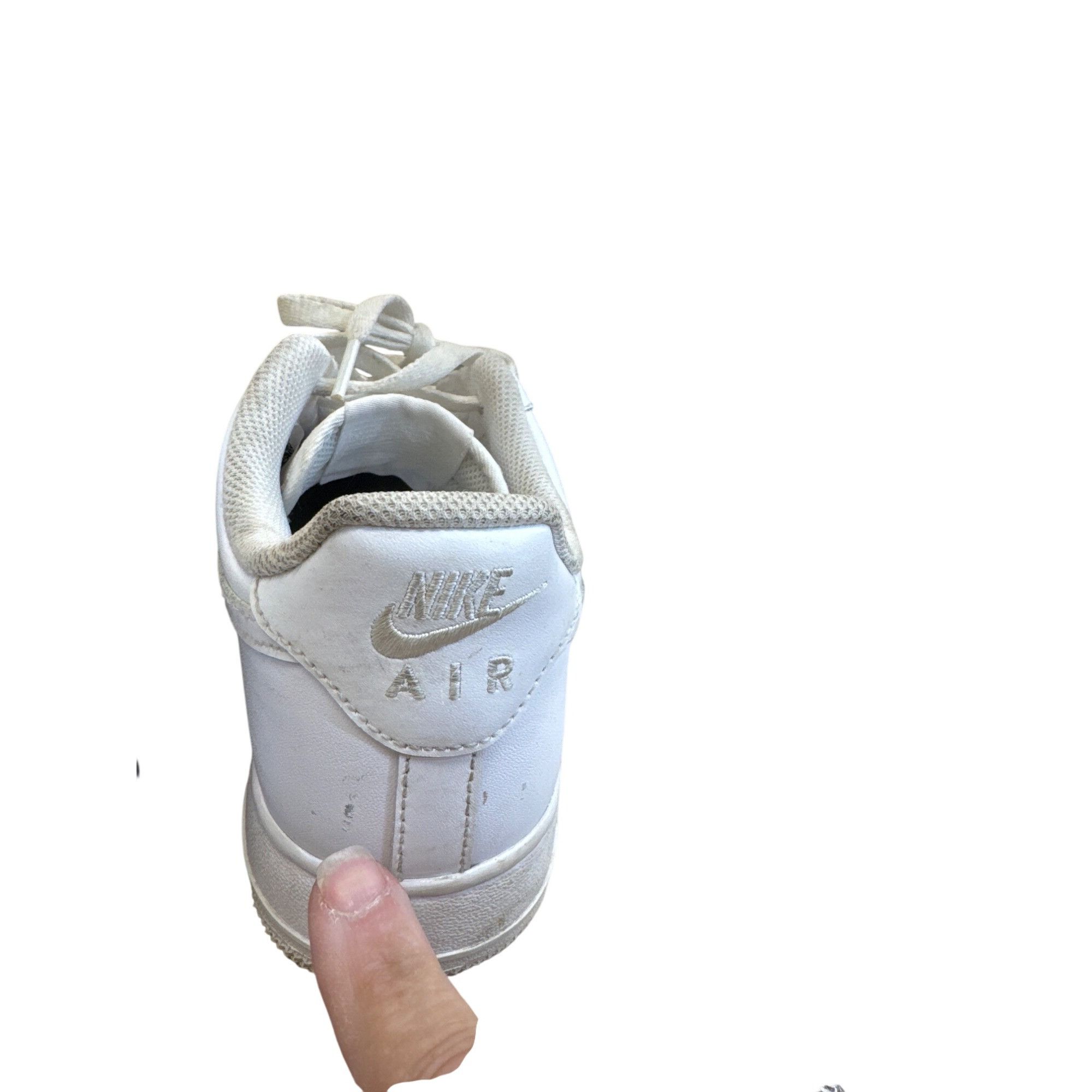 Nike Nike Air Force 1 Mens white leather Low-Top Sneakers shoes S Size US 9 / EU 42 - 6 Thumbnail