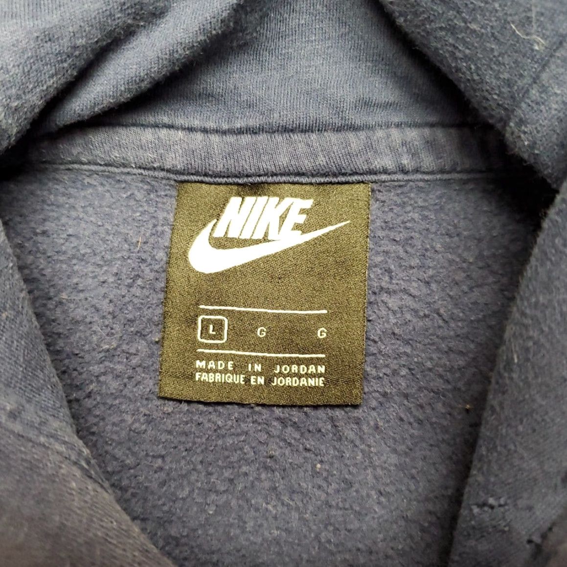 Nike Nike Hoodie Men L Blue Hooded Embroidered Logo Fleece Sweatshirt Retro Size US L / EU 52-54 / 3 - 4 Thumbnail