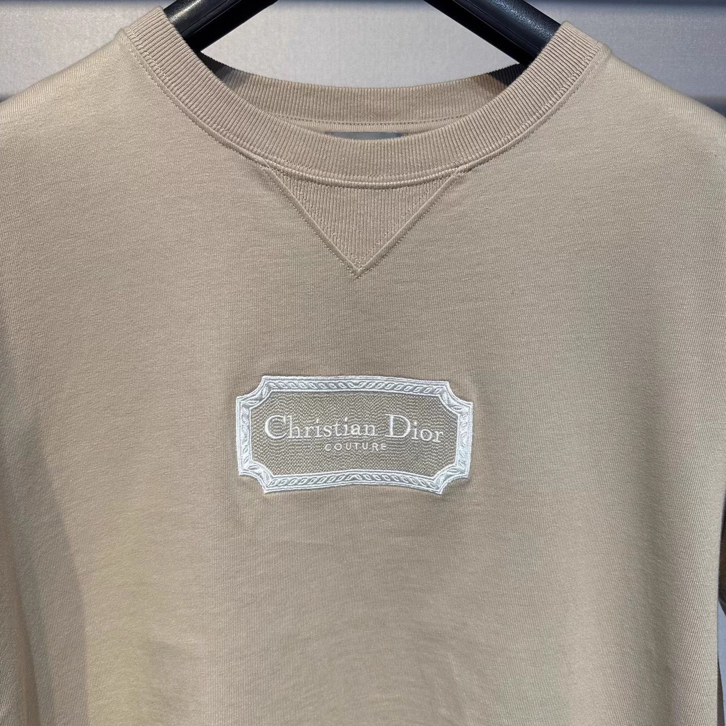 Dior Dior Khaki Chest Logo SS L Size US L / EU 52-54 / 3 - 3 Thumbnail