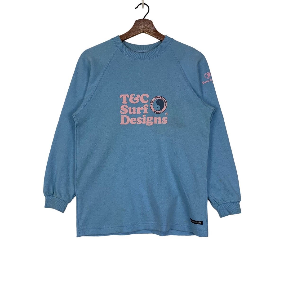 Vintage Vintage T&C Surf Sweatshirt Big Logo Size M / US 6-8 / IT 42-44 - 1 Thumbnail
