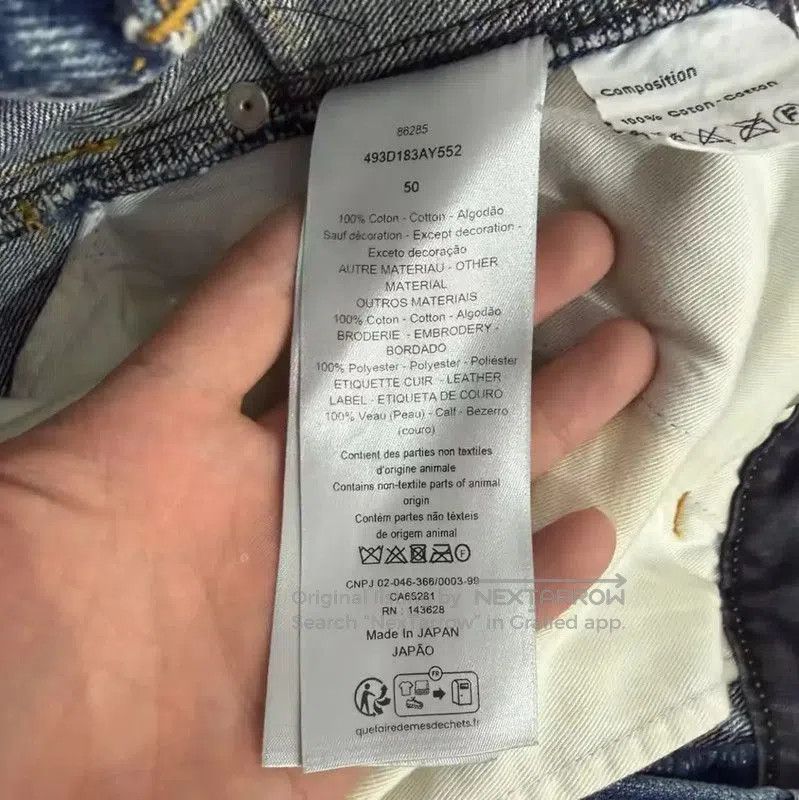 Dior Dior Blue Denim Casual Pants for Men . Size US 34 / EU 50 - 5 Thumbnail