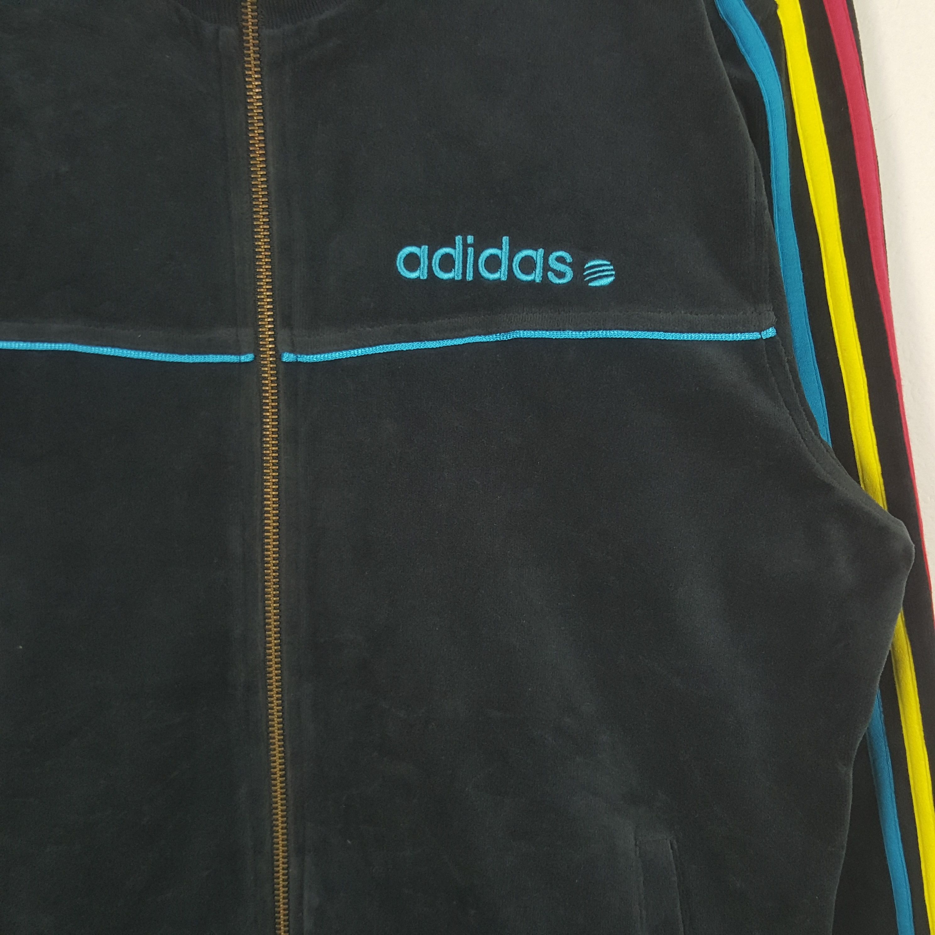 Adidas × Vintage Vintage Adidas American Sports Velvet Sweaters C283N12 Size US S / EU 44-46 / 1 - 2 Thumbnail