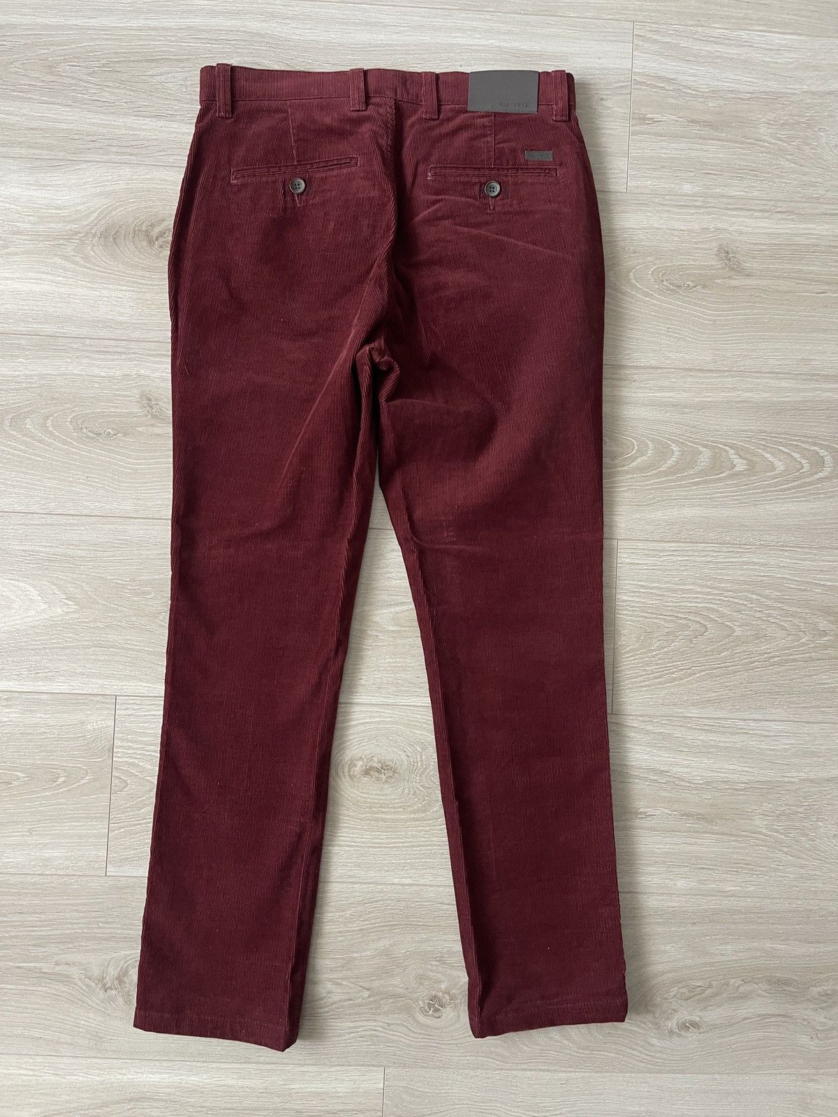 Vintage Brook Taverner Burgundy Corduroy Pants (est. 1912) W32 Size US 32 / EU 48 - 5 Thumbnail