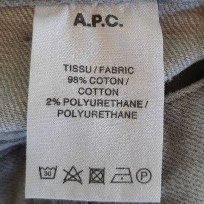 A.P.C. A.P.C. Jean Droit Mid Rise Straight Leg 5 Pocket Jeans Gray Size 26" / US 2 / IT 38 - 4 Thumbnail