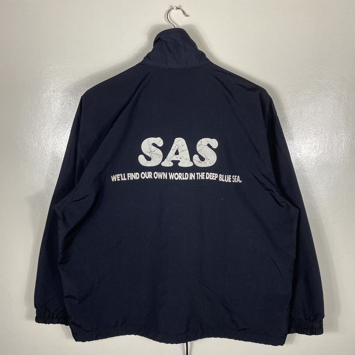 image of Scuba Diving Sas Windbreaker Jacket in Black, Men's (Size Medium)