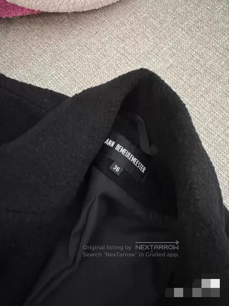 Ann Demeulemeester Ann Demeulemeester Exquisite Wool Overcoat Size XS / US 0-2 / IT 36-38 - 8 Thumbnail