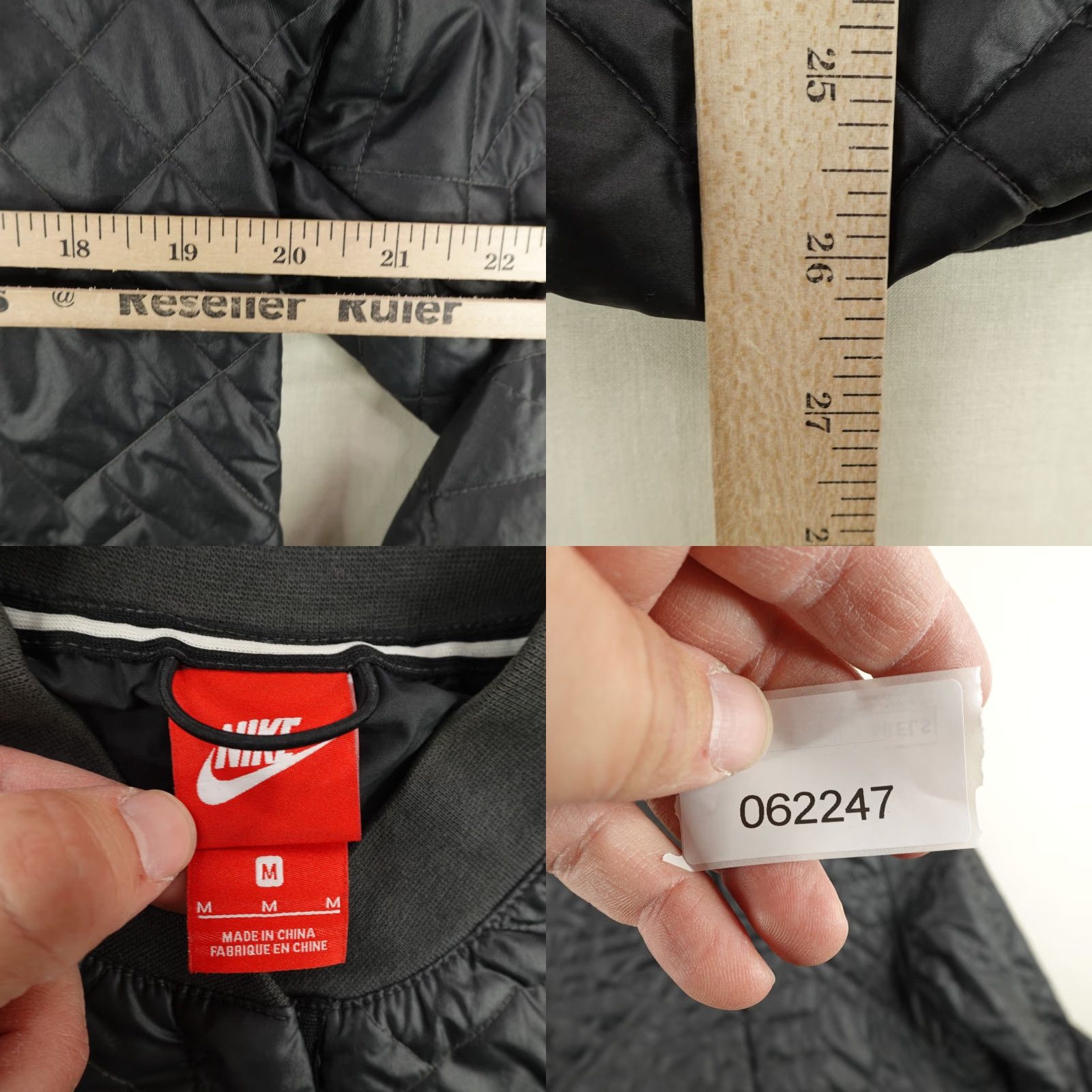 Nike Nike Jacket Womens Medium Black Primaloft Quilted Insulated Puffer Bomber Coat Size M / US 6-8 / IT 42-44 - 8 Thumbnail