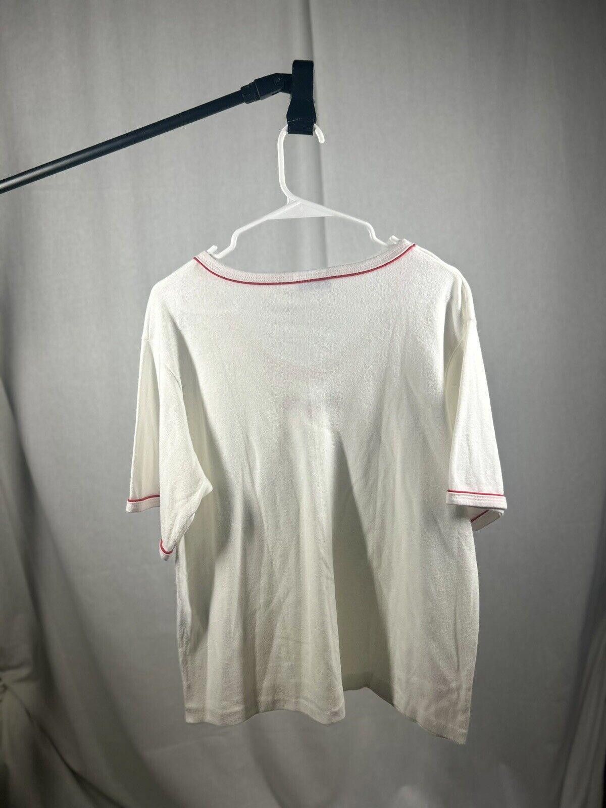 Designer VTG 1990s Embroidered Strawberries Women’s T-Shirt Size L / US 10 / IT 46 - 2 Thumbnail