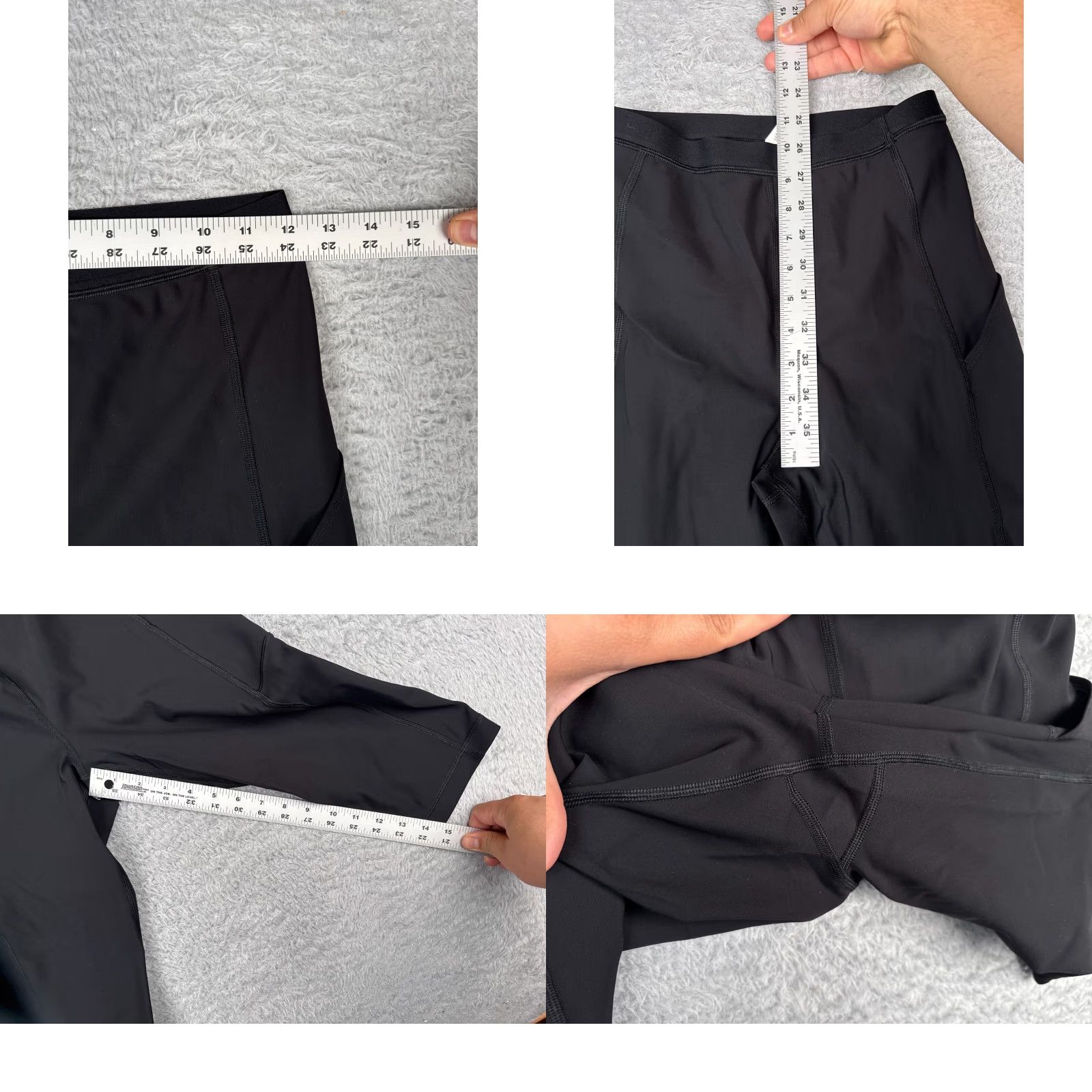 Lululemon Lululemon Women's Cropped Pants 8 Black High Rise Paddle Board Yoga Athleisure Size 30" / US 8 / IT 44 - 8 Thumbnail