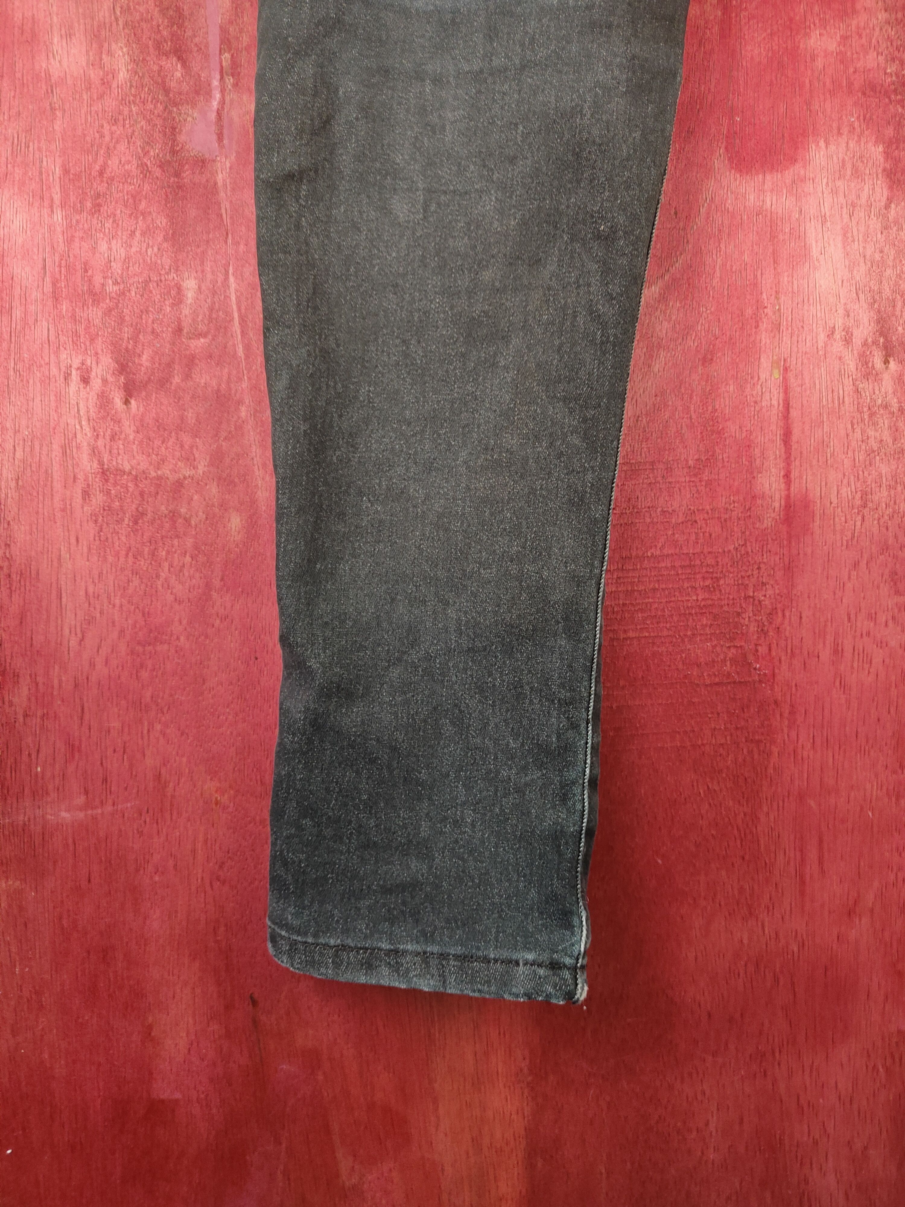Japanese Brand I'z Frontier Black Distressed Cargo Pants N#S18 Size US 30 / EU 46 - 12 Thumbnail
