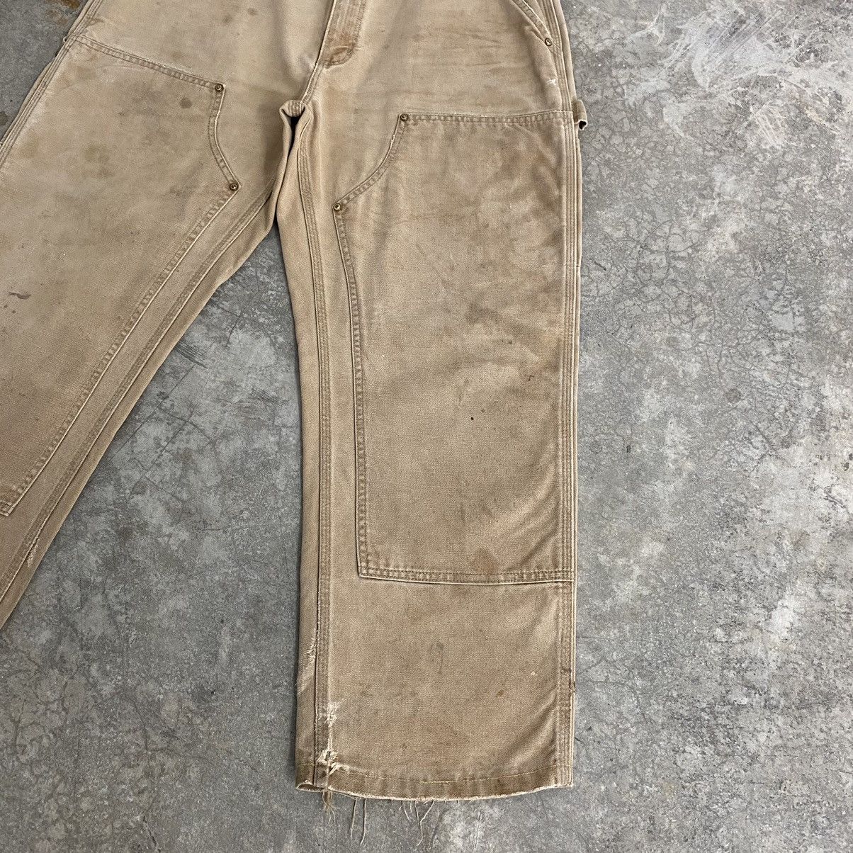 Carhartt Vintage Carhartt Double Knee Faded Tan Carpenter Pants Size US 35 - 9 Thumbnail