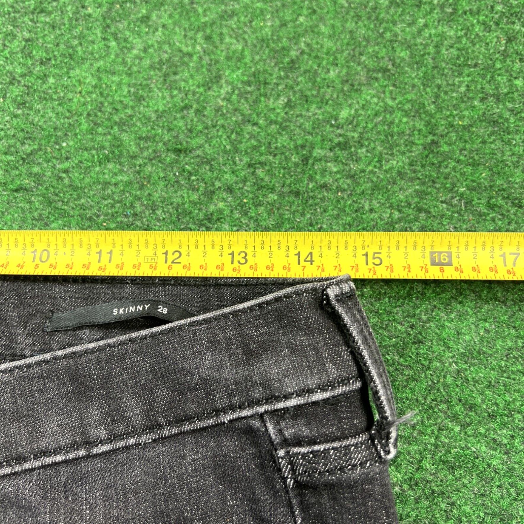 Banana Republic Banana Republic Skinny Jeans Womens 28 Black Premium Denim Ankle Stretch 28x27 Size 28" / US 6 / IT 42 - 5 Thumbnail