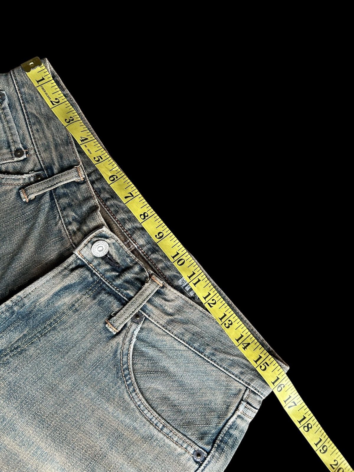 Japanese Brand × Kapital × Vintage Flare Edwin Rusty Distressed Denim Jeans Size US 32 / EU 48 - 11 Thumbnail