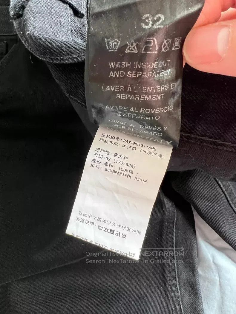 Raf Simons Raf Simons Black, washed, double-layer, stitching, vandali Size US 32 / EU 48 - 4 Thumbnail