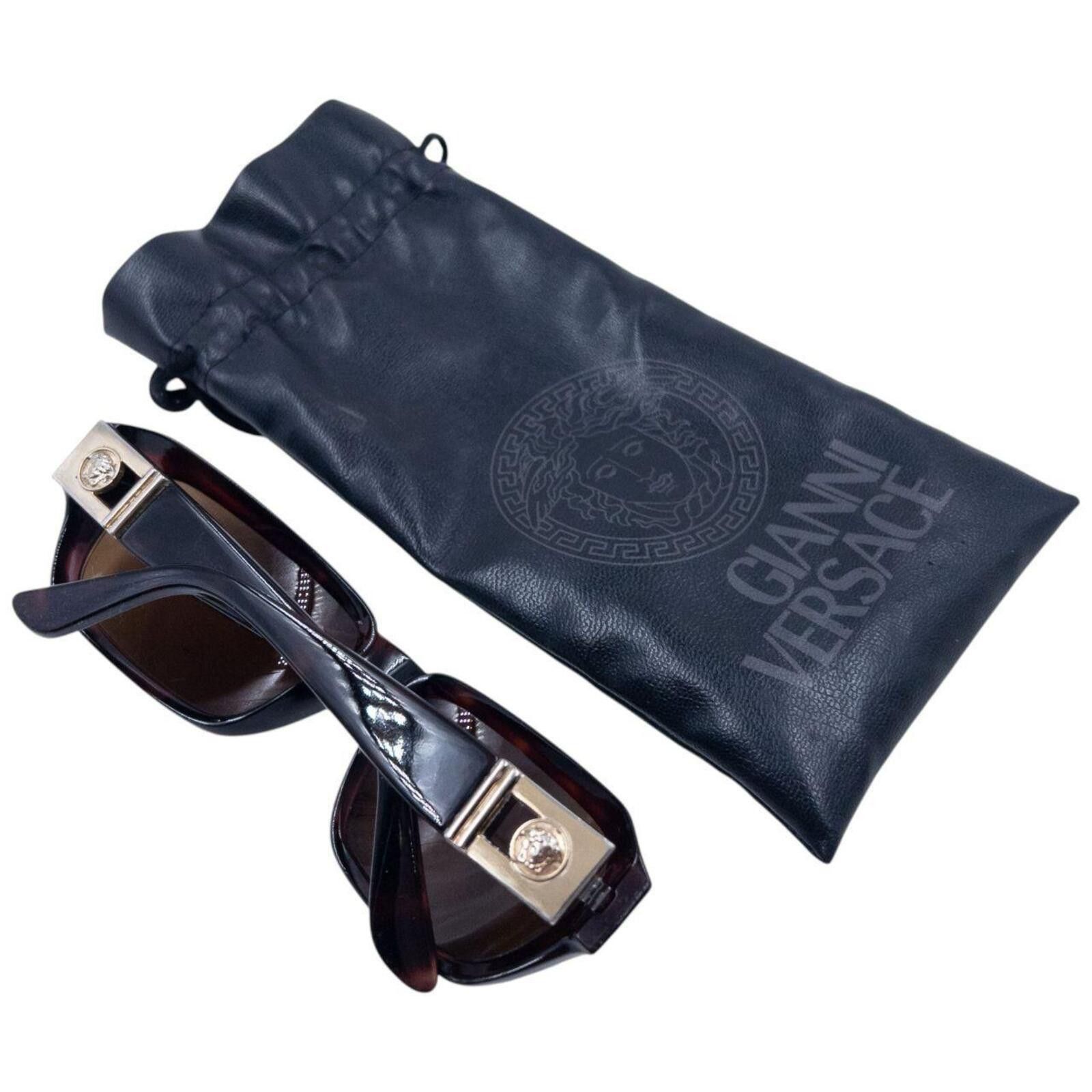 Versace Vintage 90s Gianni Versace Tortoise Shell Sunglasses Size ONE SIZE - 8 Thumbnail