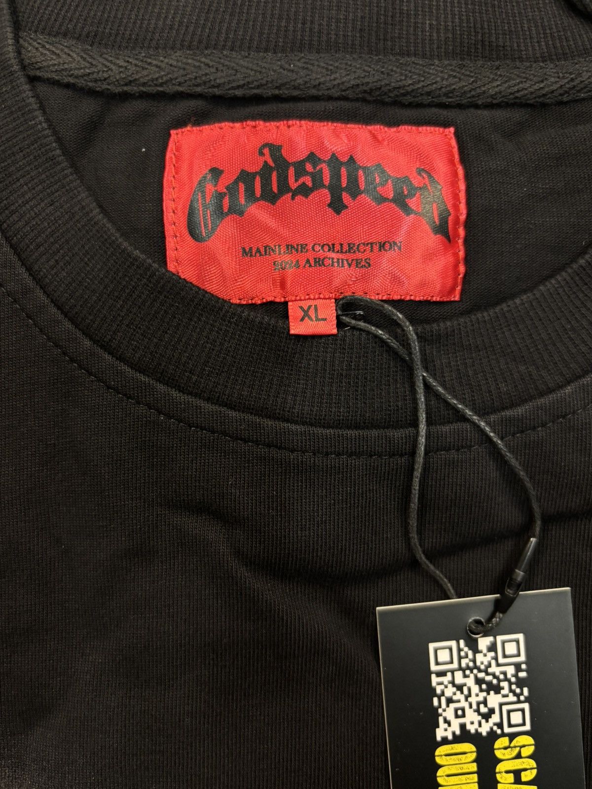 Godspeed Godspeed Glitchy Longsleeve, Black Size US XL / EU 56 / 4 - 5 Thumbnail