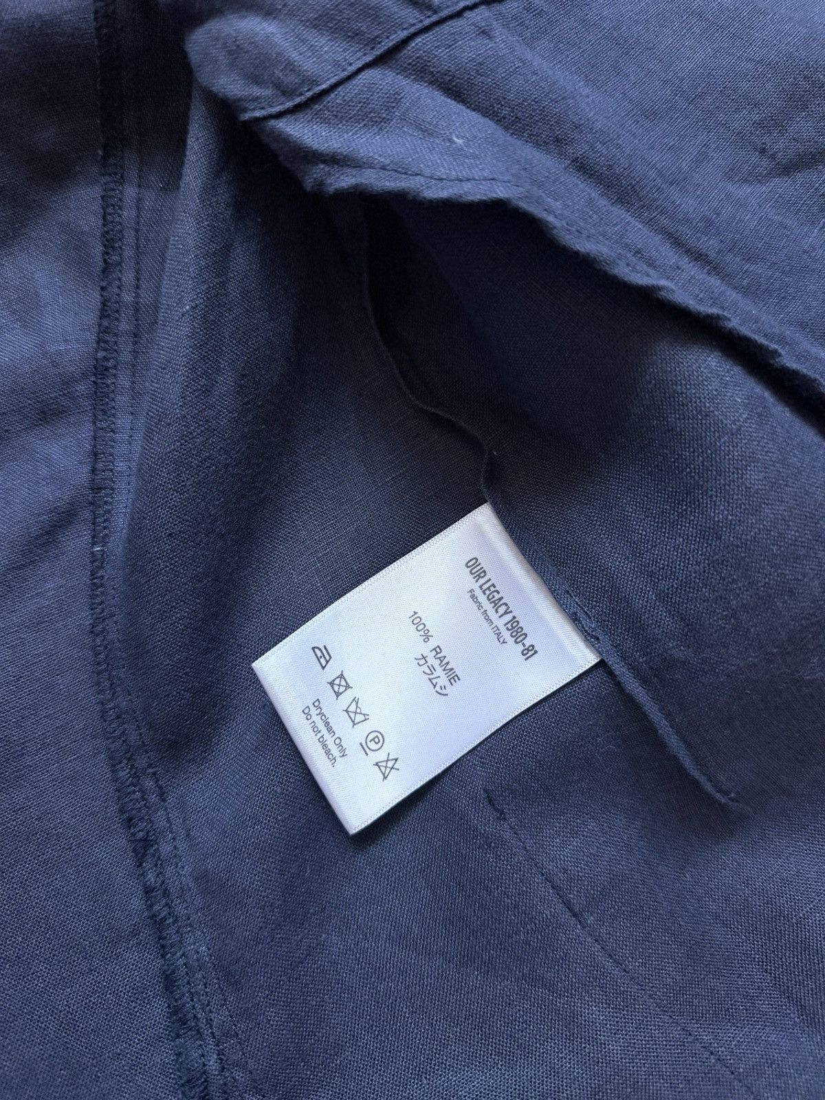 Our Legacy Our Legacy Ramie Unconstructed Blazer SS11 French Workwear Size US S / EU 44-46 / 1 - 11 Thumbnail